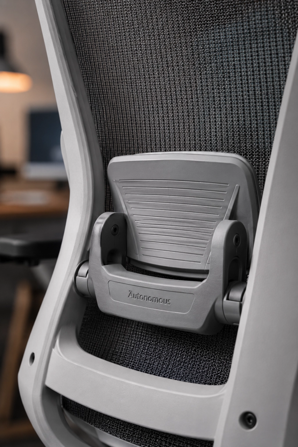 Autonomous ErgoChair Pro independent dynamic lumbar support assembly close up view
