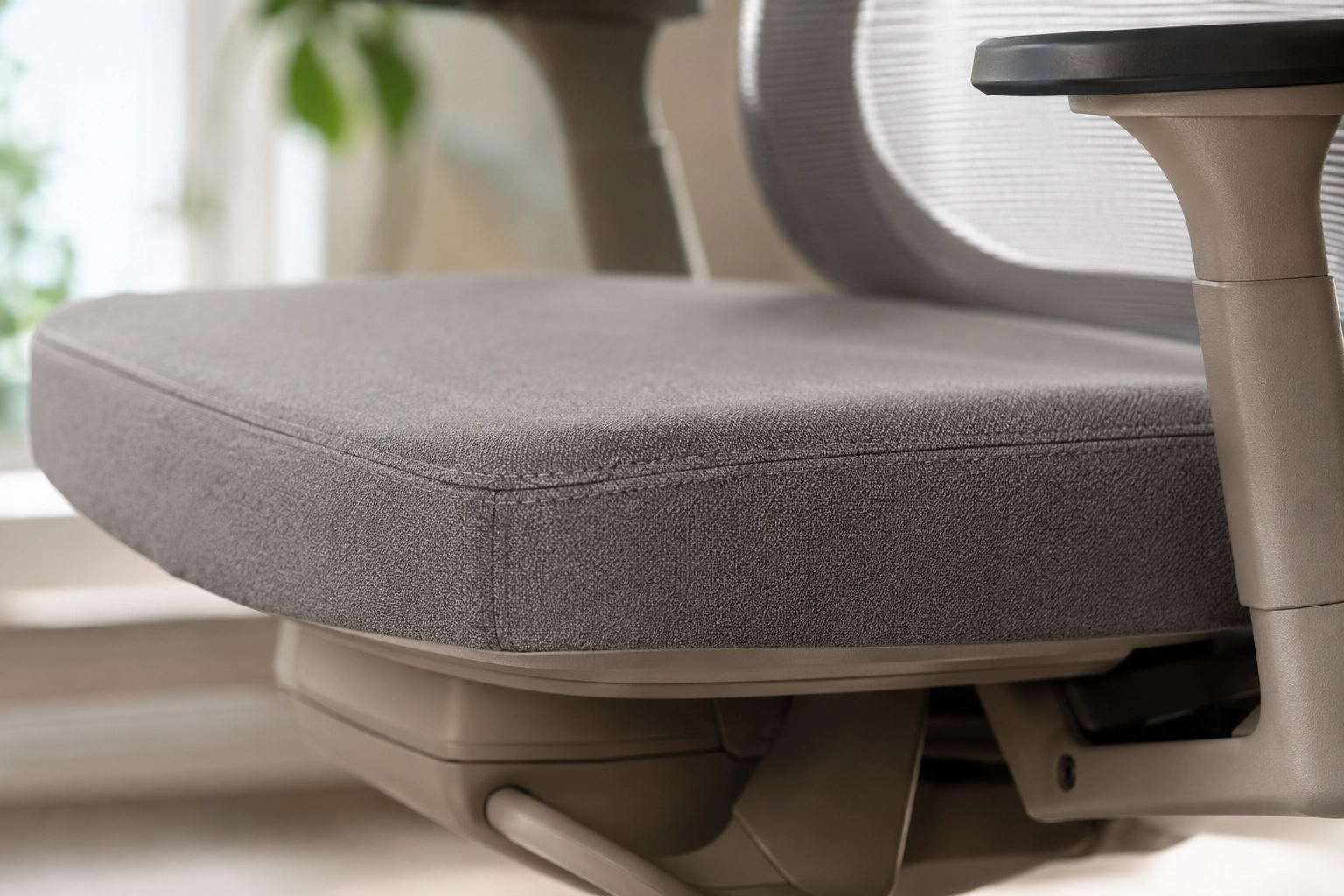 Branch Ergonomic Chair Pro high density foam seat cushion and clean frame profile