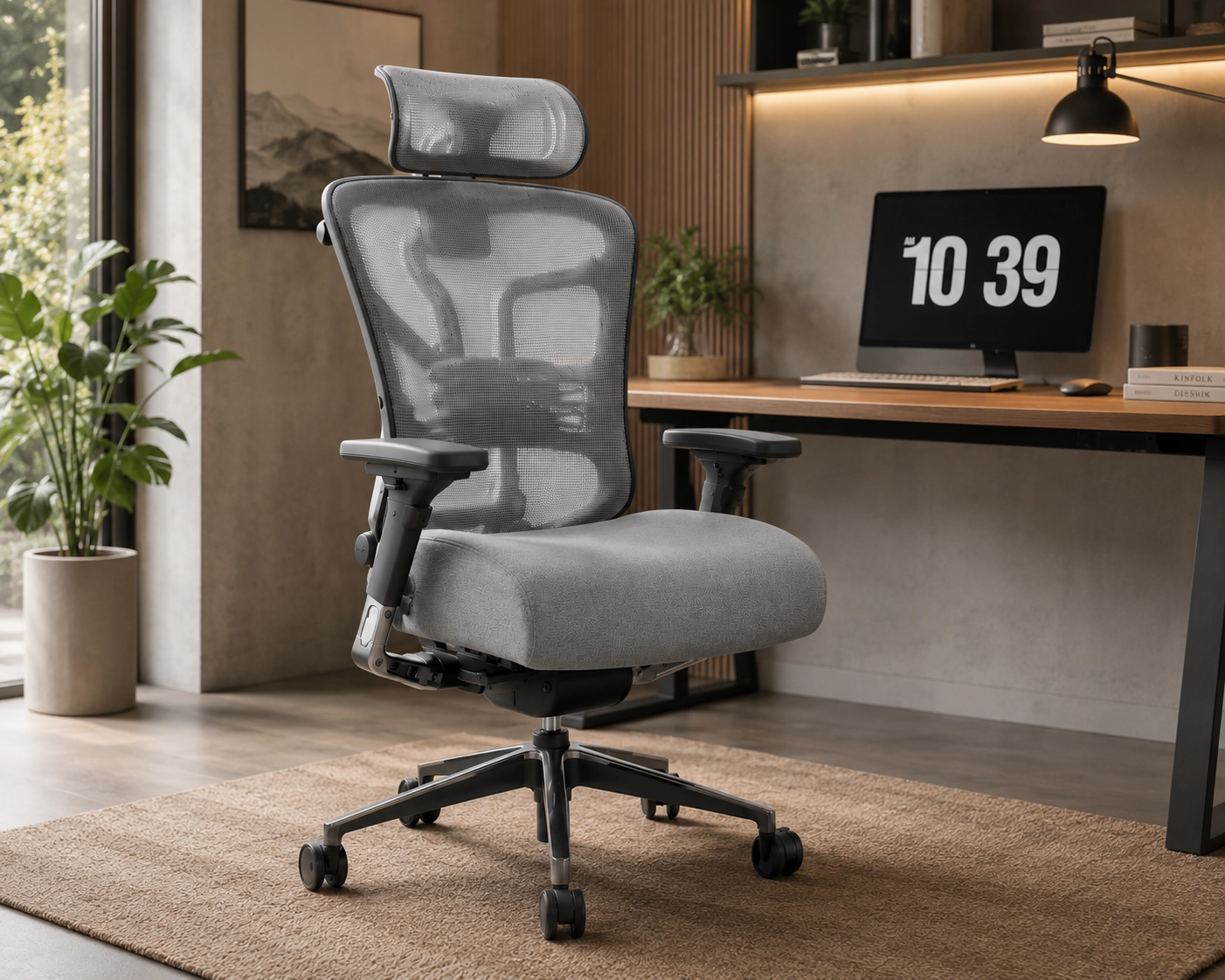 Mimoglad ergonomic chair with thick high density foam cushion