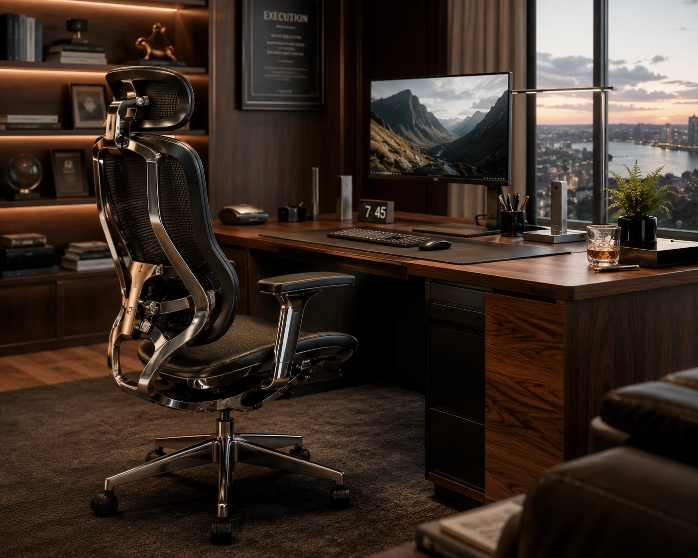 Premium luxury ergonomic office chair